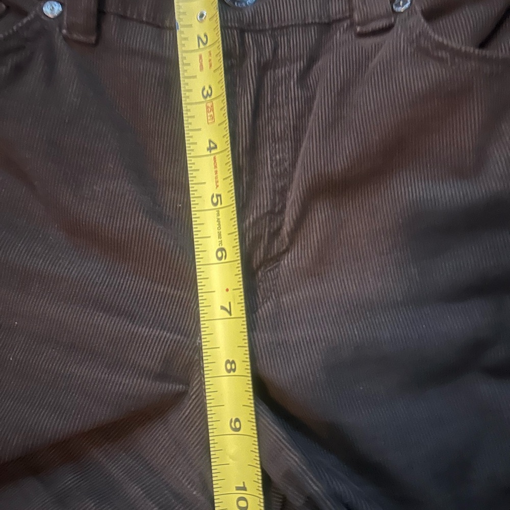 Nine West Corduroy Dark Brown Wide Leg Pants, sz 10 - Picture 5 of 11
